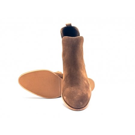 Botki Kordel 2164_021 rudy zamsz